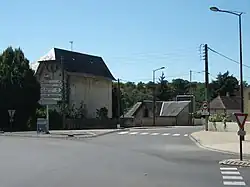 L'ancienne route nationale 145 en direction de Souvigny