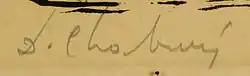 signature de Dalibor Chatrný