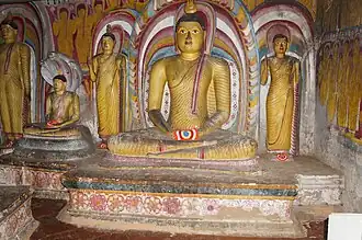 Sculptures de Bouddha.