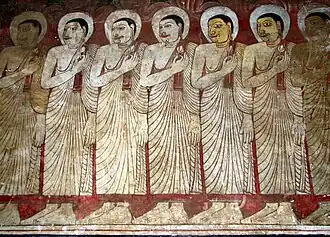 Fresque représentant Bouddha