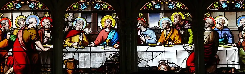 Vitrail de la Cène (1863).