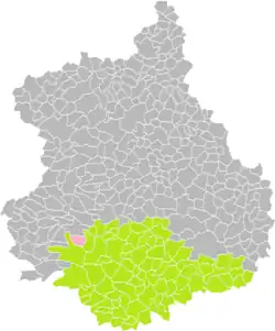 Dampierre-sous-Brou dans son arrondissement.