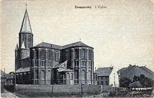 Église Saint-Rémy de Dampremy (1873), démolie en 1981.