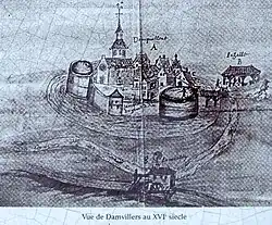 Damvillers au XVIe&nbsp;siècle.