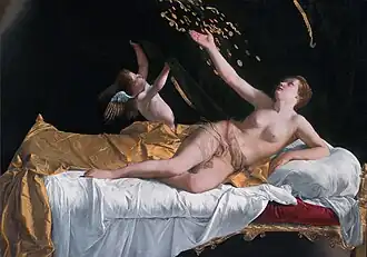 Orazio Gentileschi, Danaé, 1621.