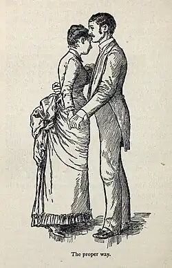 Illustration du manuel de Dodsworth, couple dansant.
