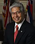 Daniel Akaka, sénateur pour Hawaï de 1990 à 2013.