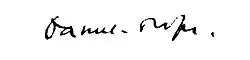 signature de Daniel-Rops