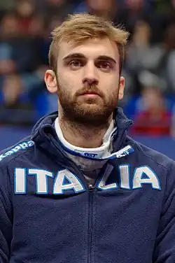Daniele Garozzo lors du Challenge international de Paris en 2017.