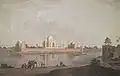 The Taje Mahel, Agra (aquatinte, 1801)