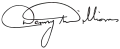Signature de Danny Williams