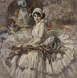 Danseuse au repos, ca 1915