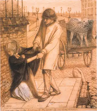 Étude, 1853 – British Museum, Londres.