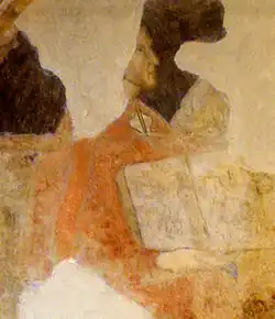 Portrait de Dante (c. 1366), attribué à Jacopo di Cione, palais de l'Art des Juges et Notaires, Florence.