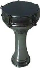 Darbouka turque en aluminium et peau synthétique