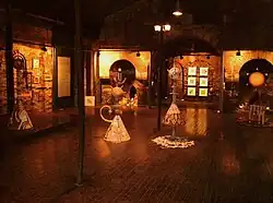 Exposition de statues mosaïques à Darphane-i Amire, à Istanbul.