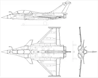1986 : Rafale A, premier démonstrateur technologique d'un avion de combat polyvalent pour l'Armée de l'air et la Marine.