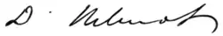 signature de David Wilmot