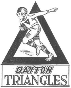 Description de l'image Dayton Triangles (AFPA) logo.png.