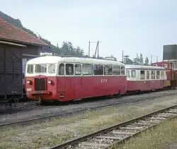 Autorail no&nbsp;207 du chemin de fer du Vivarais.