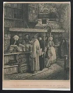 La Librairie de l'imprimeur Jacob Van Liesvelt au XVIe&nbsp;siècle.