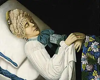 L'épouse d'un marchand de Toropets (Russie), XIXe&nbsp;siècle, Musée d'histoire et d'art de Iegorievsk