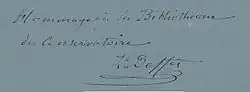 signature de Louis Deffès