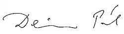 signature de Pál Deim