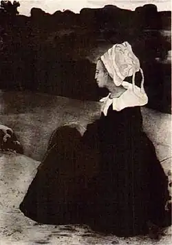Bretonne en noir (1893), musée des beaux-arts de Quimper.
