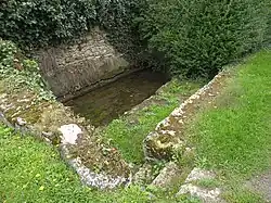 Lavoir abandonné.
