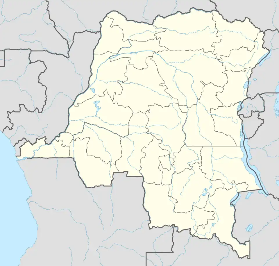 Voir sur la carte administrative de République démocratique du Congo