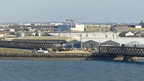 Du 13 février au 16 mars 2023, le viaduc du môle d'escale a été démantelé sur 420&nbsp;m de longueur, afin de libérer les terre-pleins de la Repentie et de l'anse Saint-Marc.