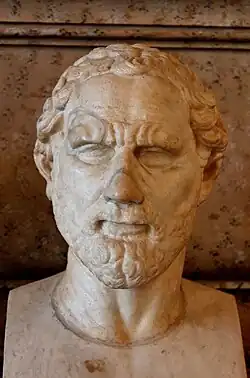 Démosthène (384-322 av. J.-C.).