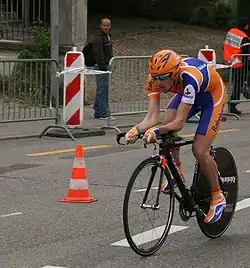 Denis Menchov au prologue du Tour de Romandie 2007.