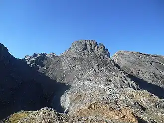 Face nord de la dent d'Estibère-Male.