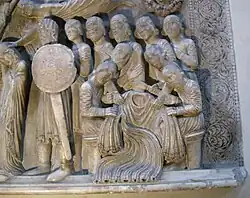 Longin et les autres soldats.