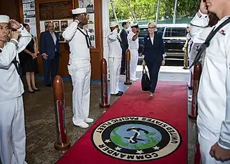 En juin 2021 arrivant à l'United States Indo-Pacific Command.