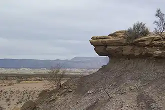 Formation rocheuse dans le désert de Chihuahua.