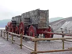 Photo d'un chariot de transport.