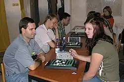 Joueurs d'un tournoi de Reversi