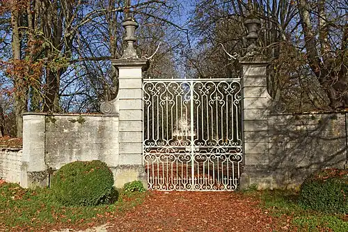 Grille du château.
