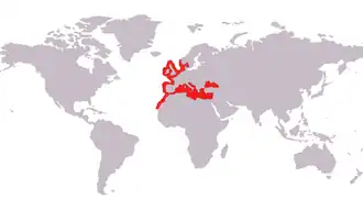 Description de l'image Dicentrarchus labrax map.png.