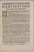 Description du cantar lontano "Sacri concentus" Ignazio Donati 1612
