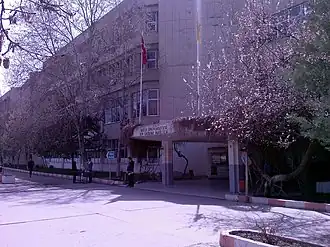 Un bâtiment de l'université