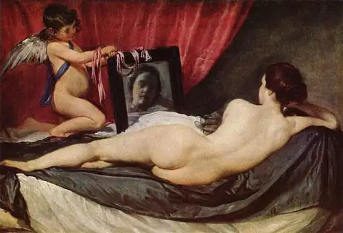 Diego Velázquez, Vénus à son miroir, 1647-1651.