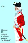 régiment de Diesbach de 1786 à 1791