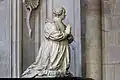 Priant de Marguerite Brûlart, 1633, marbre, Dijon, cathédrale Saint-Bénigne