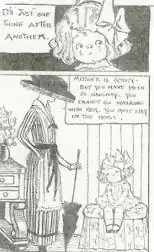 page de bande dessinée (Dimple) en noir et blanc