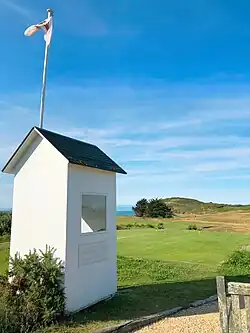 Le parcours près de la Pointe de la Garde-Guérin.