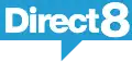 Logo de Direct 8 du 1er juillet 2007 au 1er septembre 2008.